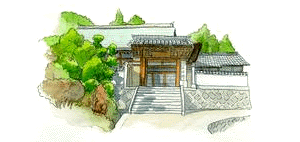 石水寺(イラスト)