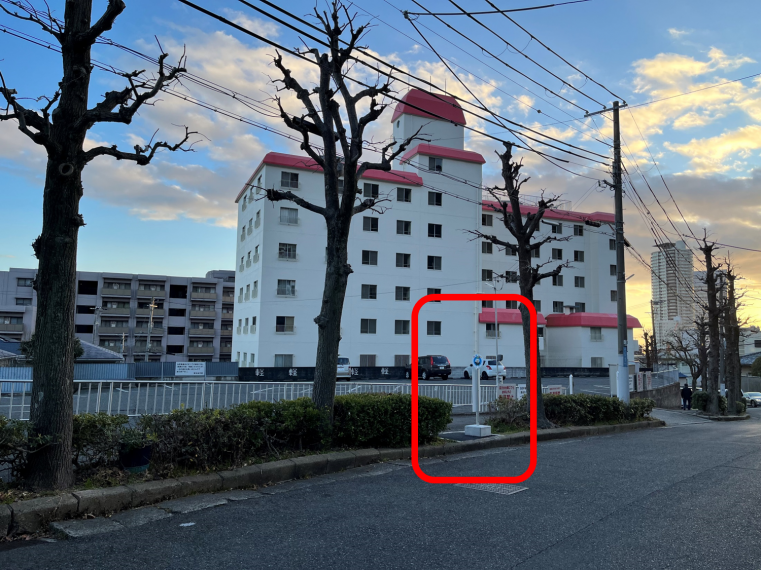 中尾町停留所写真です。