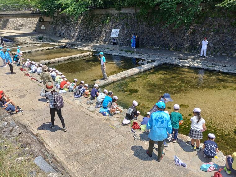 都賀川の清掃①